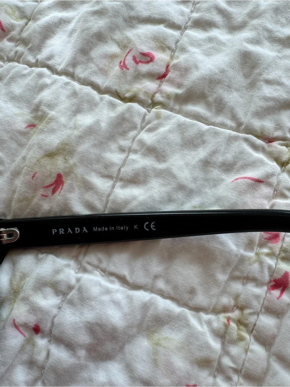 Prada Black Oversized Sunglasses with Black Case
